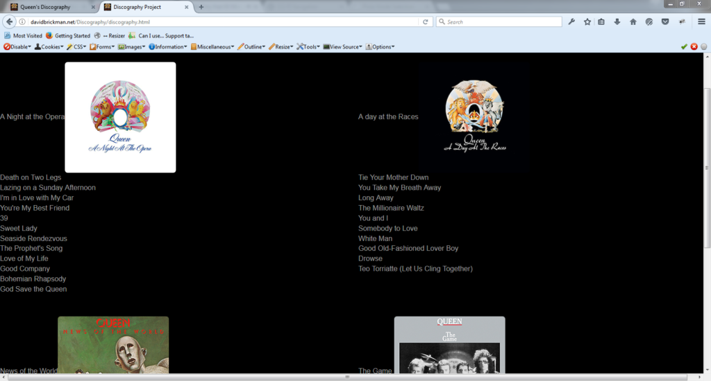 Old Discography Page