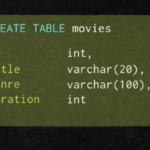 CREATE TABLE